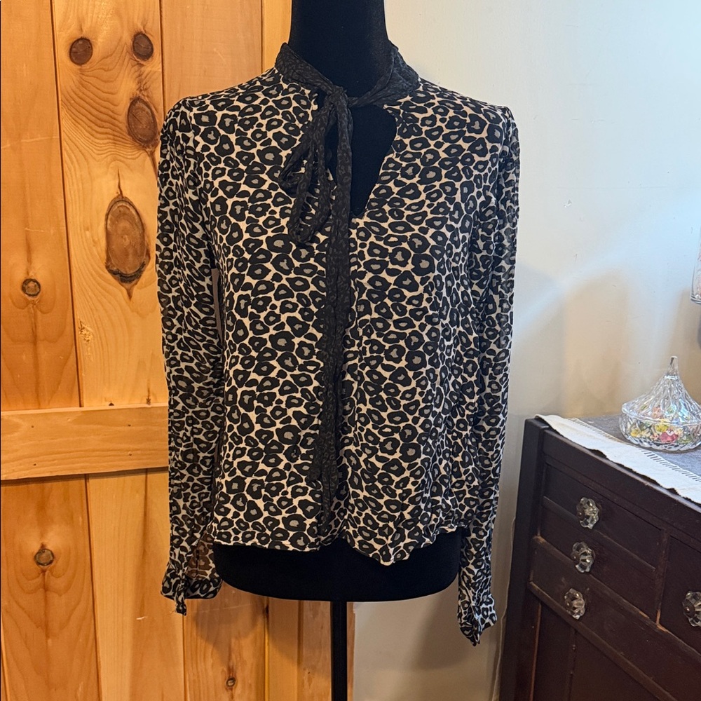 Leopard Print Women's Top